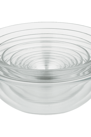 10 Piece 2.25 10.25 Inches Glass Nesting Bowl Set