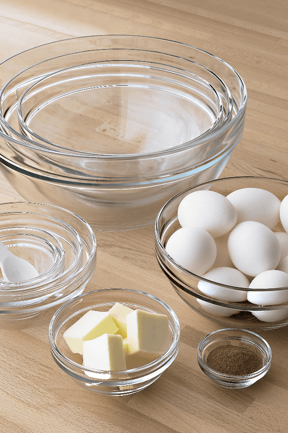 10 Piece 2.25 10.25 Inches Glass Nesting Bowl Set
