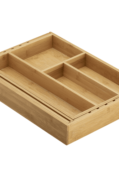 Expandable Bamboo Gadget Tray