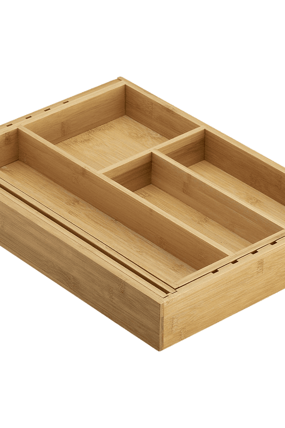 Expandable Bamboo Gadget Tray