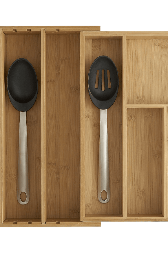 Expandable Bamboo Gadget Tray